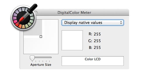 OS X Digital ColorMeter
